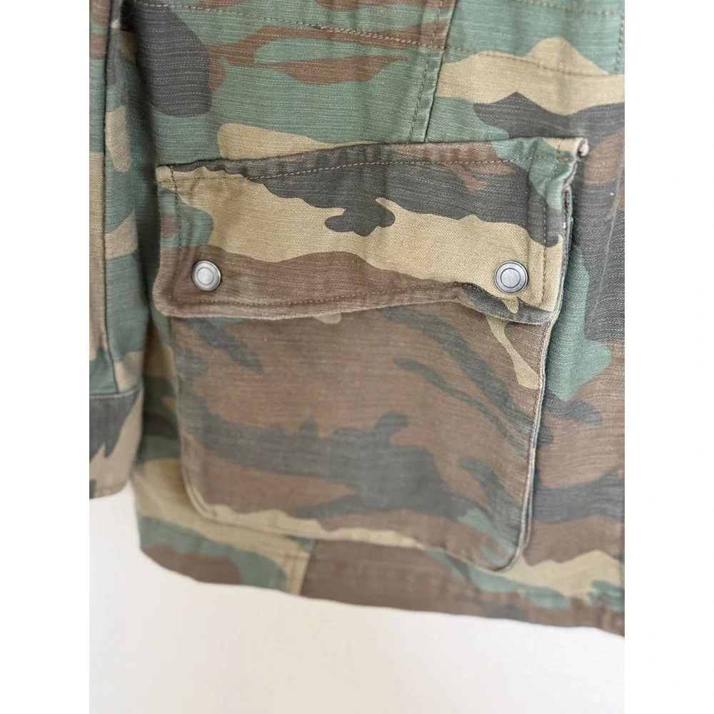 Chelsea DeBoer Lily & Lottie Camo Utility Military Jacket Large Chelsea Houska